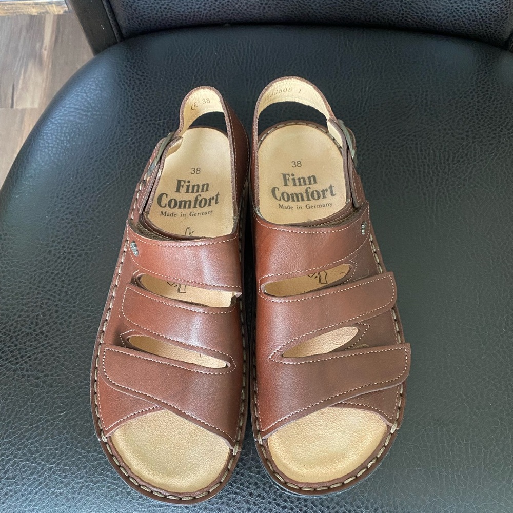 Brand new! Finn Comfort Sylt Sandal, Women’s, Brown. EU 38, US 7.5-8.